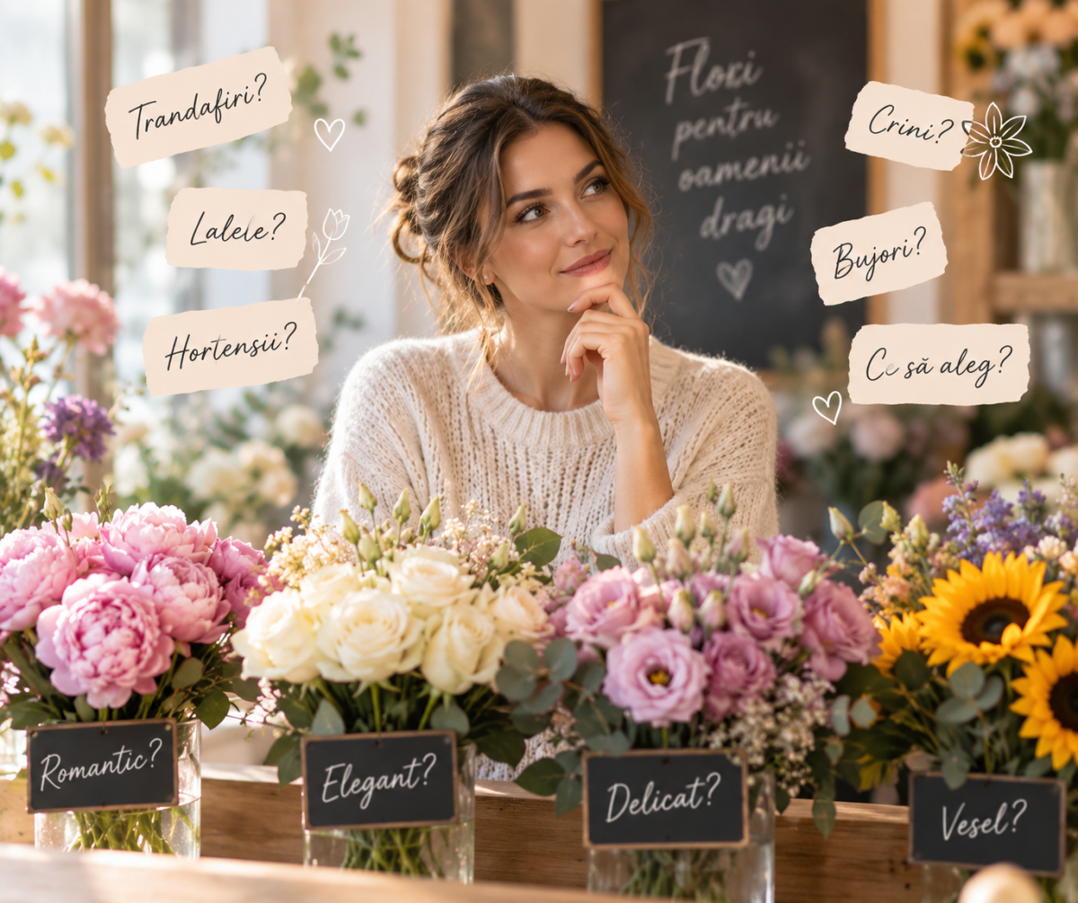 Cum alegi florile când nu știi ce îi place? Ghid simplu