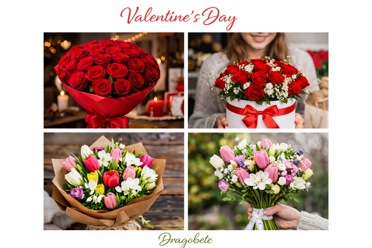 Valentine’s Day vs. Dragobete: ce flori alegi și ce spui, de fapt, prin ele