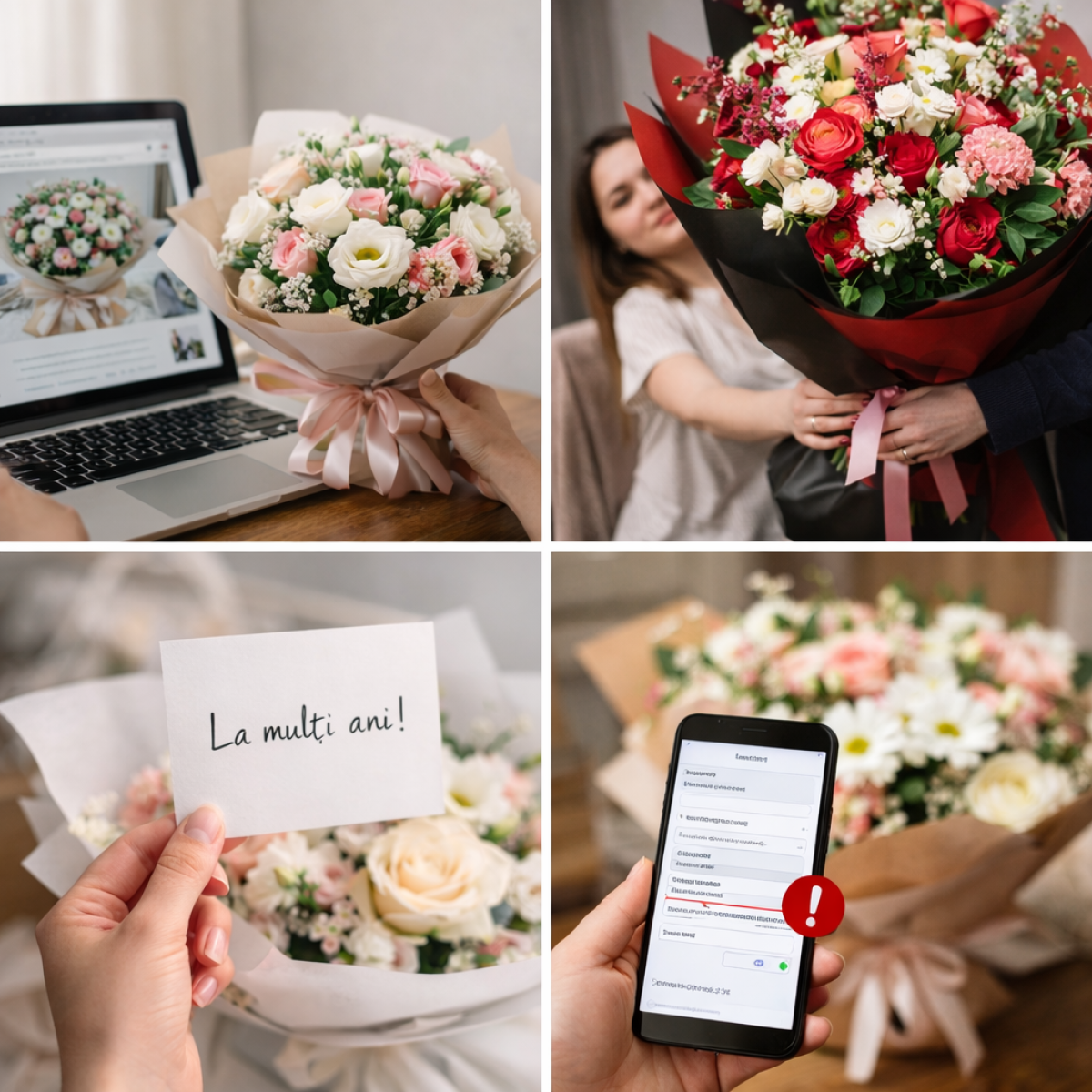 Greșeli frecvente când comanzi flori online (și cum le eviți)