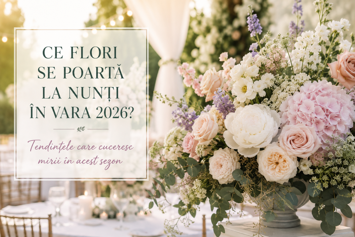 Ce flori „se poartă” la nunți în vara 2026? Tendințele care cuceresc mirii în acest sezon