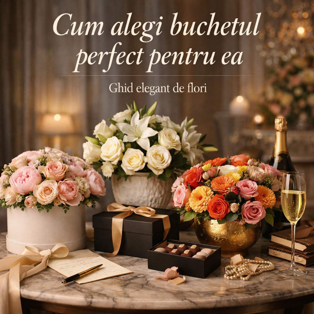 Arta de a oferi flori: cum alegi buchetul perfect pentru ea