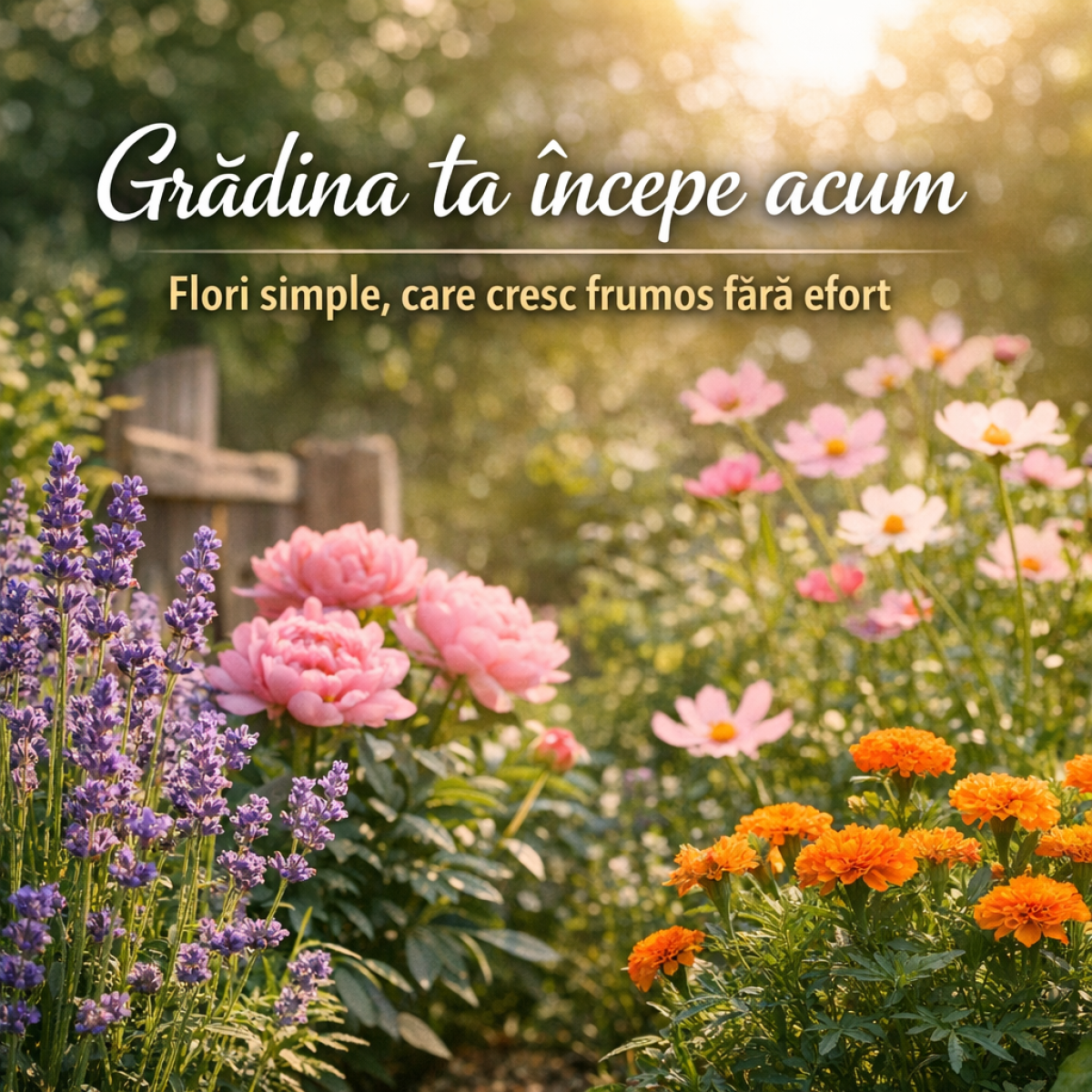 Cum îți transformi grădina cu flori care cresc ușor, chiar din această perioadă