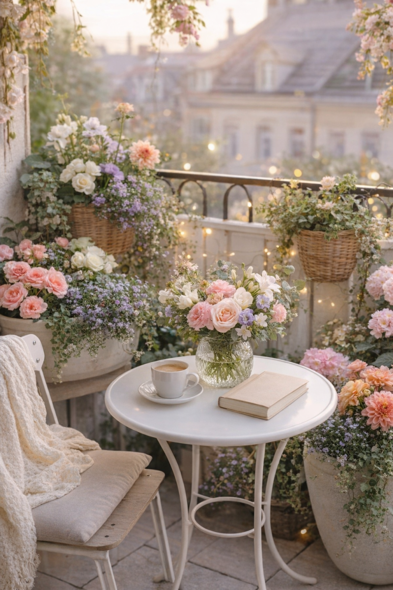 Balconul care aduce vara mai aproape: ce flori plantezi primăvara pentru un colț plin de culoare